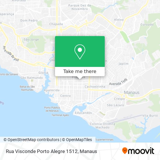 Rua Visconde Porto Alegre 1512 map