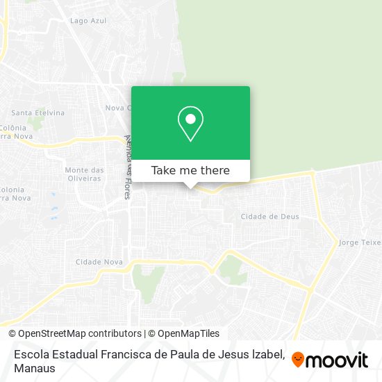 Escola Estadual Francisca de Paula de Jesus lzabel map