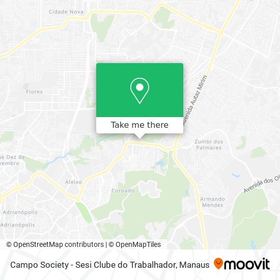 Campo Society - Sesi Clube do Trabalhador map