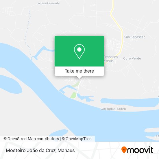 Mosteiro João da Cruz map