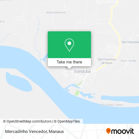 Mercadinho Vencedor map