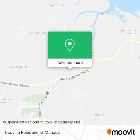 Ecoville Residencial map