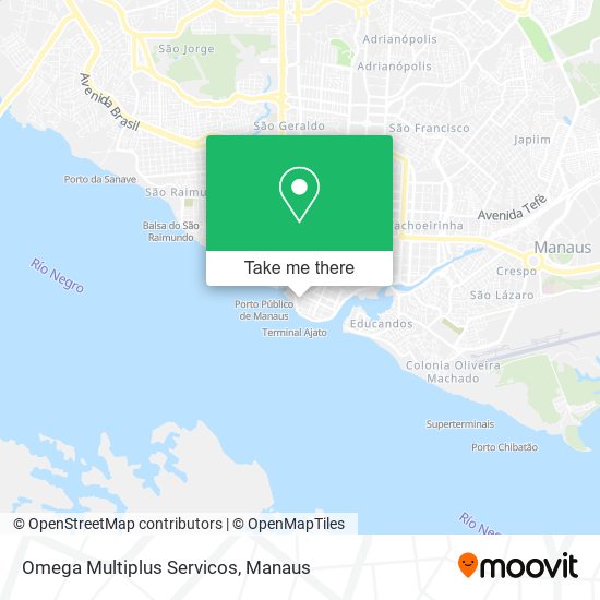 Omega Multiplus Servicos map