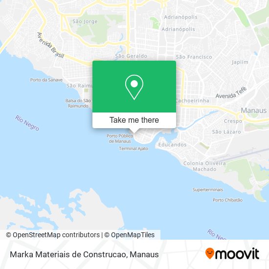 Marka Materiais de Construcao map