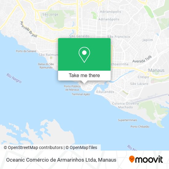 Oceanic Comércio de Armarinhos Ltda map