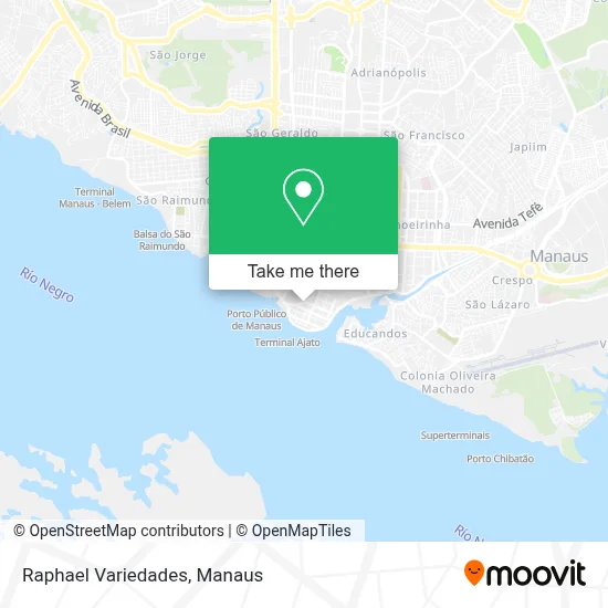 Raphael Variedades map