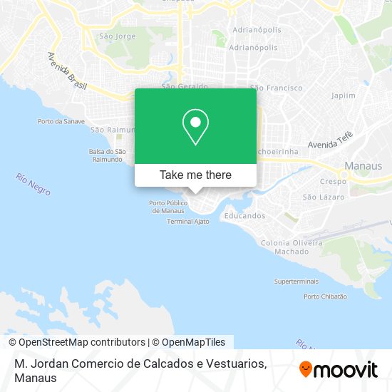 M. Jordan Comercio de Calcados e Vestuarios map