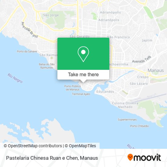 Pastelaria Chinesa Ruan e Chen map