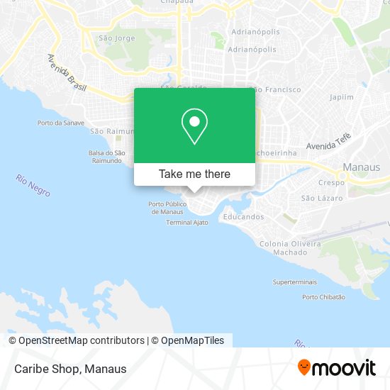 Caribe Shop map