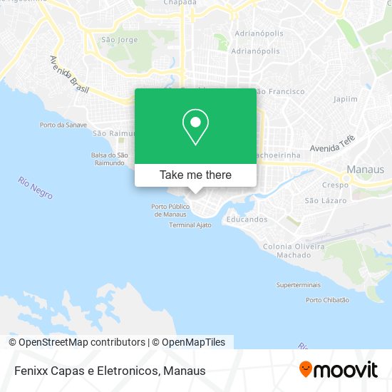 Fenixx Capas e Eletronicos map