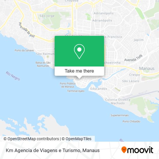 Km Agencia de Viagens e Turismo map