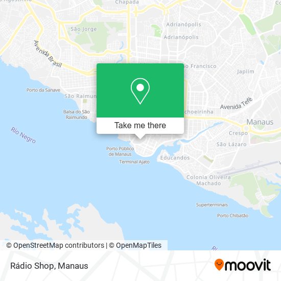 Rádio Shop map