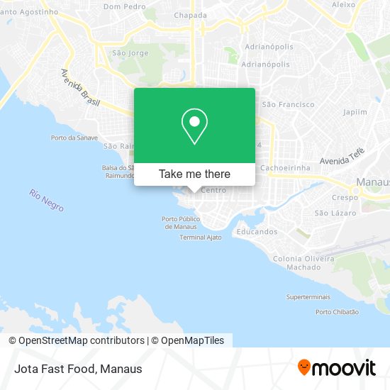 Jota Fast Food map