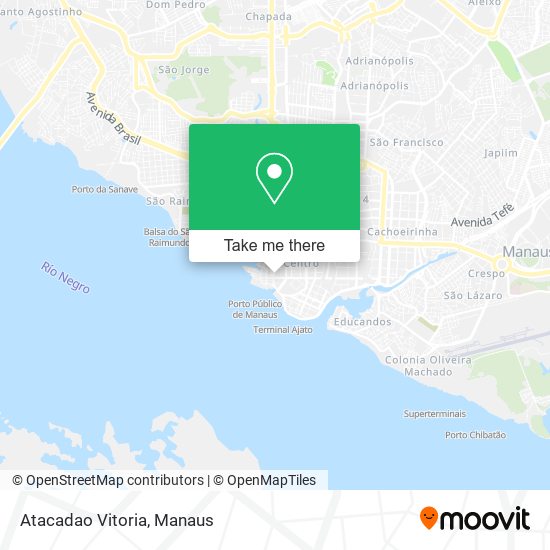 Mapa Atacadao Vitoria