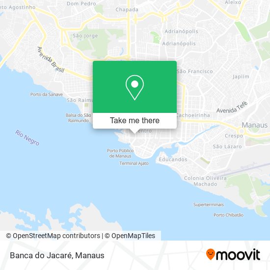 Banca do Jacaré map