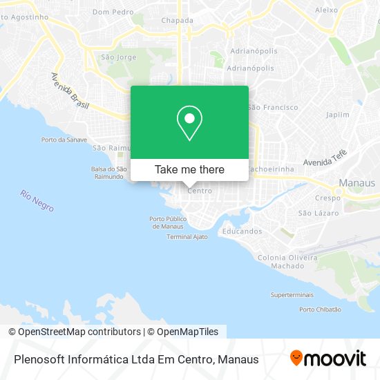 Plenosoft Informática Ltda Em Centro map