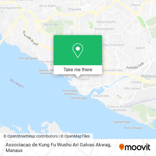 Associacao de Kung Fu Wushu Ari Galvao Akwag map