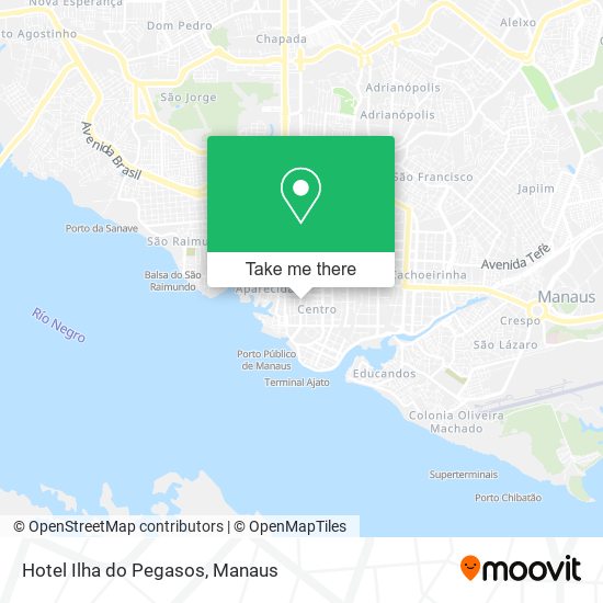 Hotel Ilha do Pegasos map