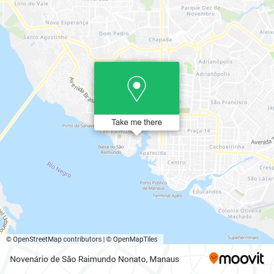Novenário de São Raimundo Nonato map