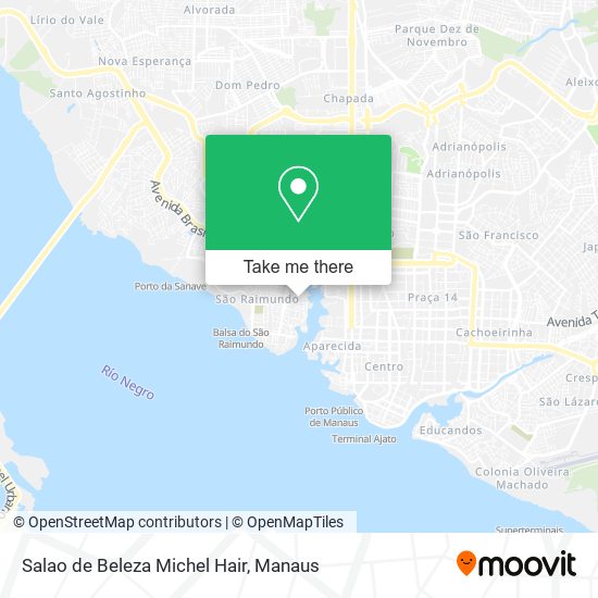 Salao de Beleza Michel Hair map