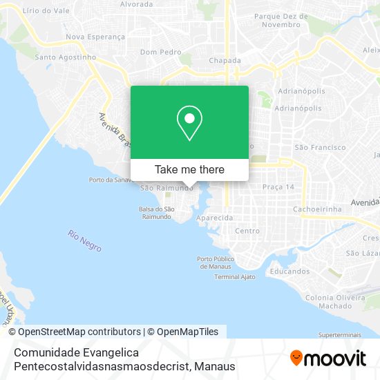Comunidade Evangelica Pentecostalvidasnasmaosdecrist map