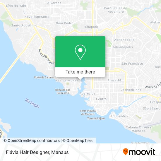 Flávia Hair Designer map