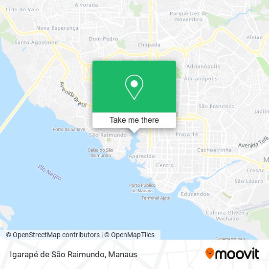 Igarapé de São Raimundo map