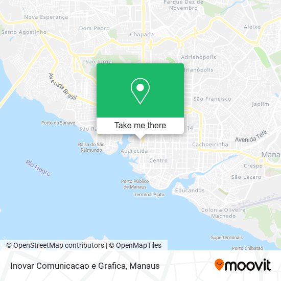 Inovar Comunicacao e Grafica map