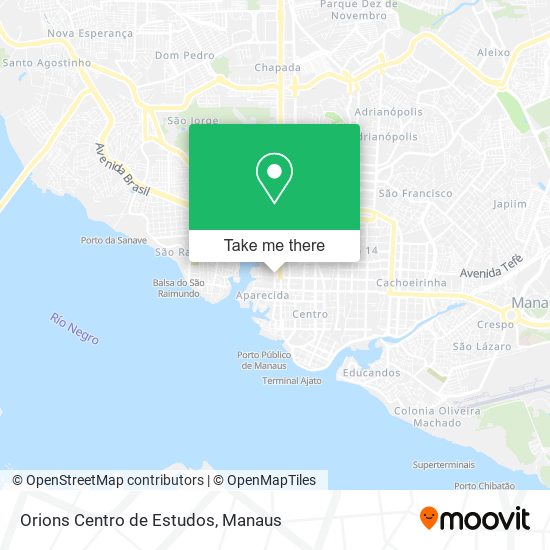 Orions Centro de Estudos map