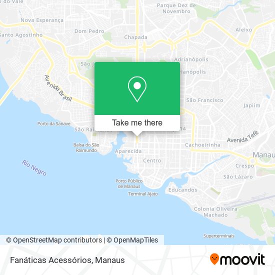 Fanáticas Acessórios map