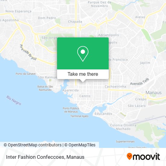 Inter Fashion Confeccoes map
