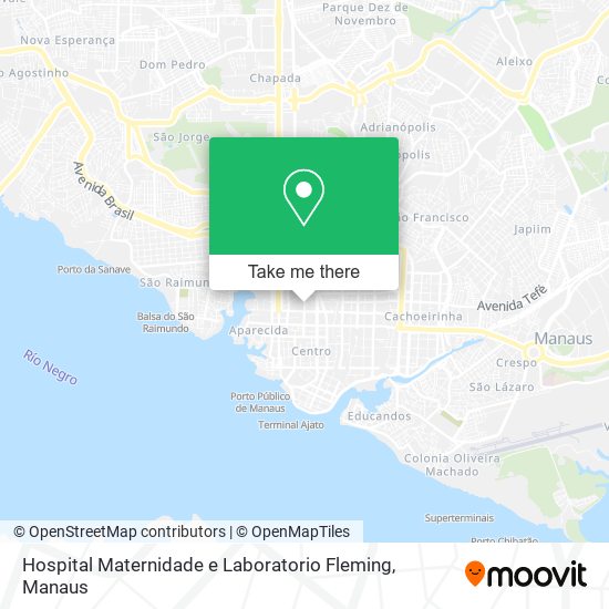 Hospital Maternidade e Laboratorio Fleming map