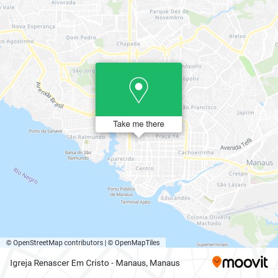 Igreja Renascer Em Cristo - Manaus map
