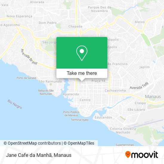Jane Cafe da Manhã map