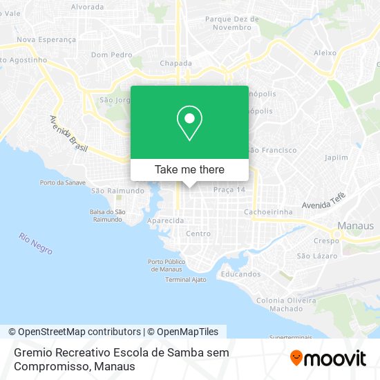 Gremio Recreativo Escola de Samba sem Compromisso map
