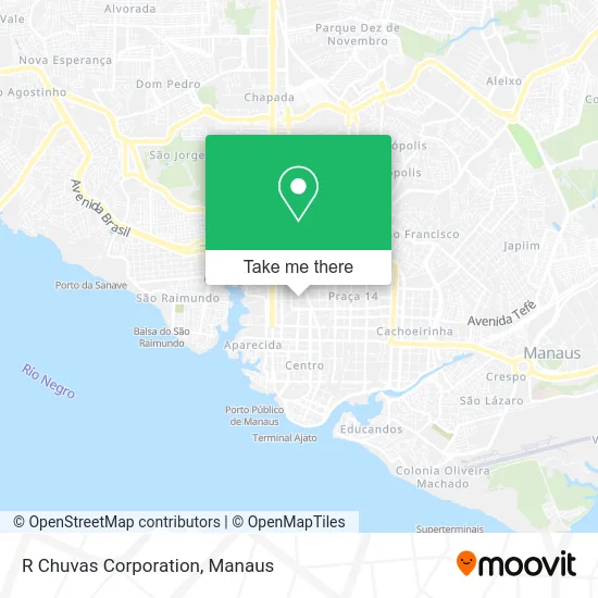 R Chuvas Corporation map