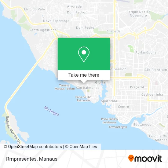 Rmpresentes map