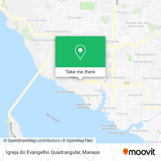 Igreja do Evangelho Quadrangular map