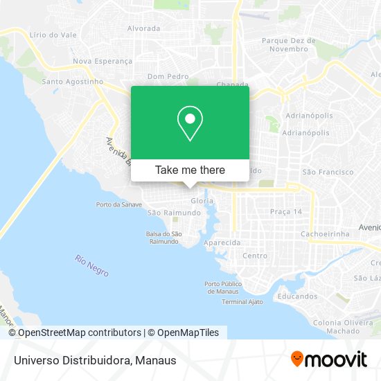 Universo Distribuidora map