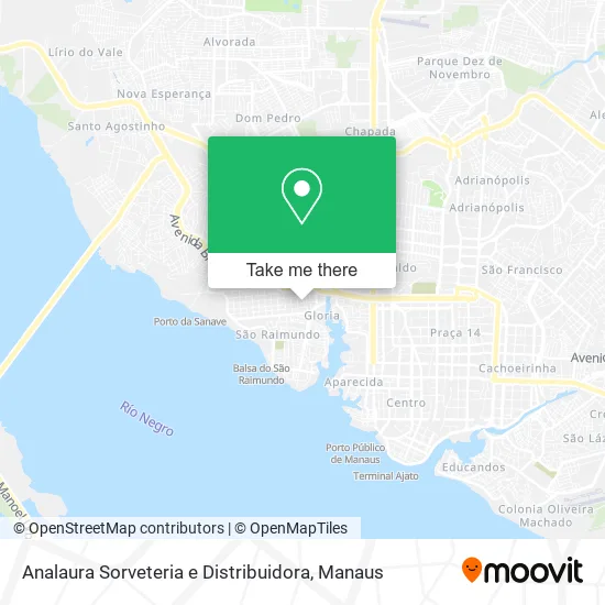 Analaura Sorveteria e Distribuidora map