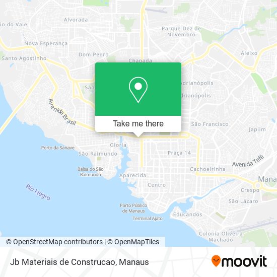 Jb Materiais de Construcao map
