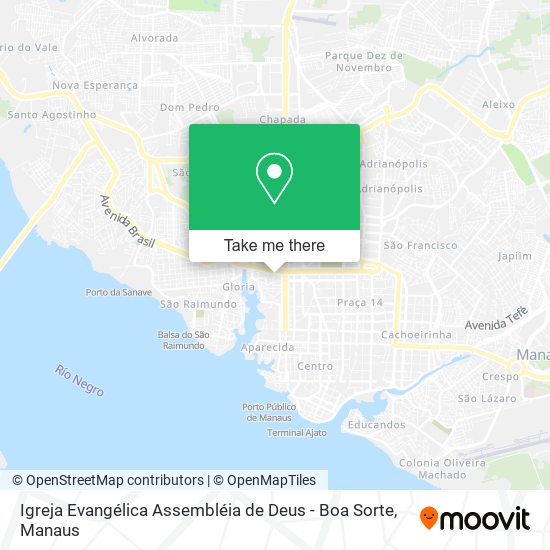 Igreja Evangélica Assembléia de Deus - Boa Sorte map