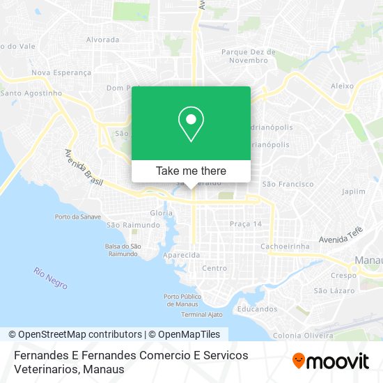 Fernandes E Fernandes Comercio E Servicos Veterinarios map