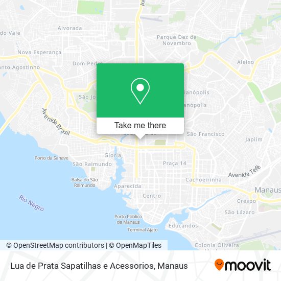 Lua de Prata Sapatilhas e Acessorios map