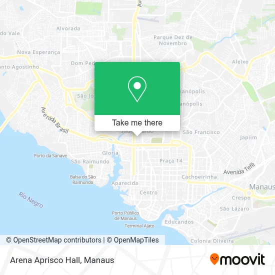 Arena Aprisco Hall map