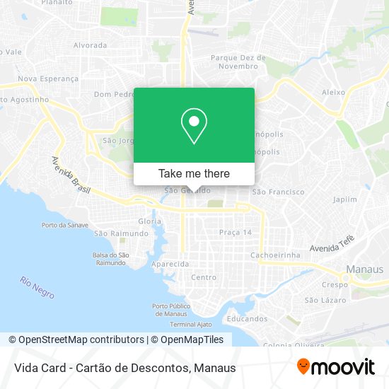 Vida Card - Cartão de Descontos map