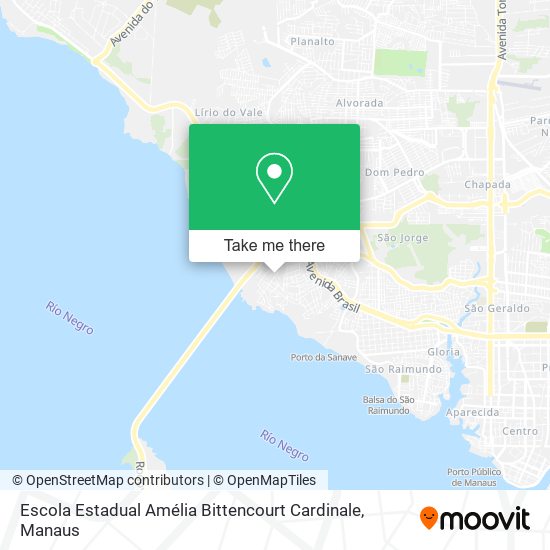 Escola Estadual Amélia Bittencourt Cardinale map