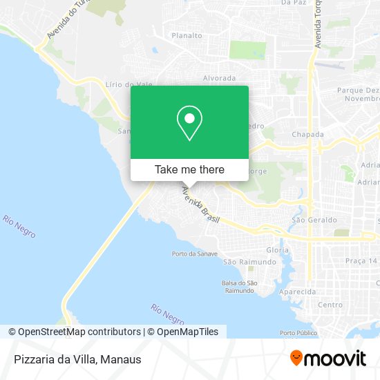 Pizzaria da Villa map