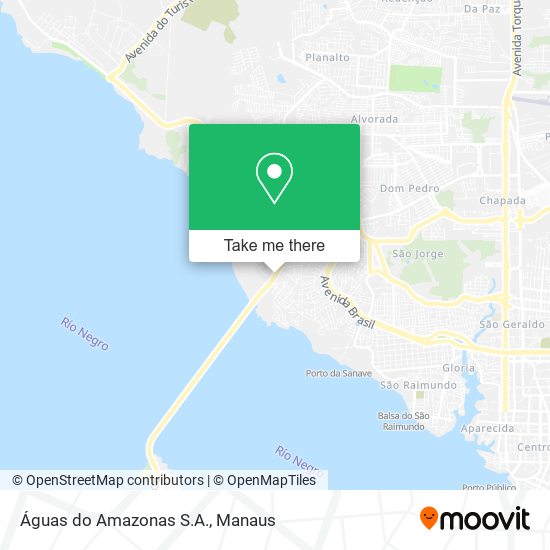 Águas do Amazonas S.A. map