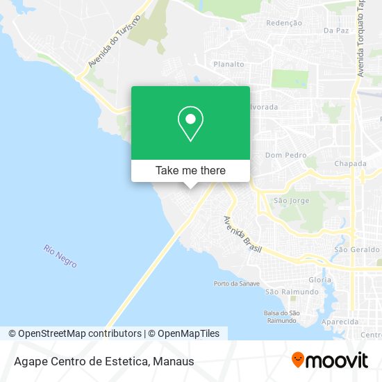 Agape Centro de Estetica map